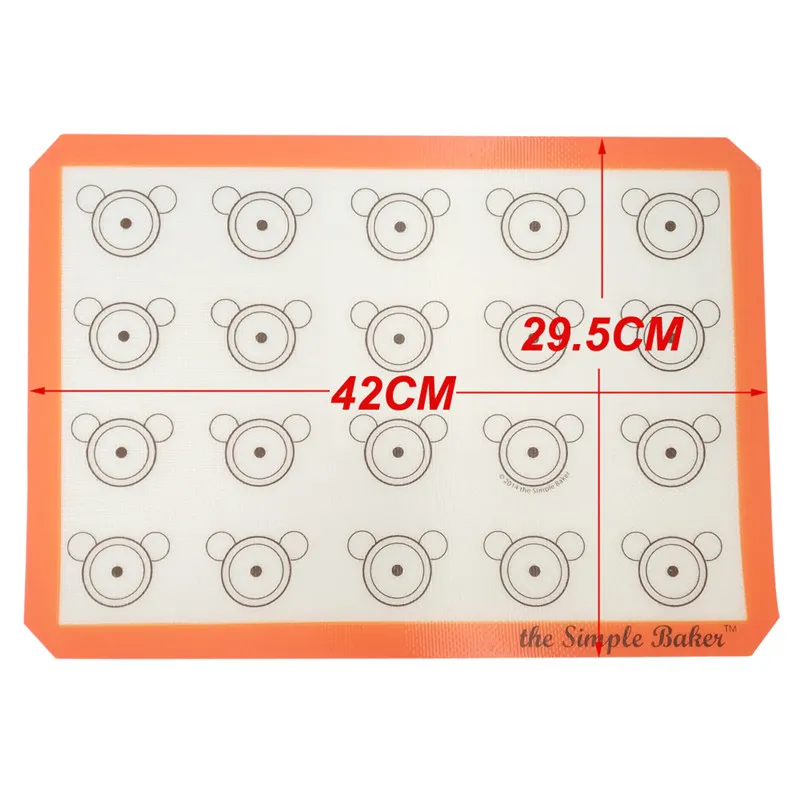 FDA-zugelassene Lebensmittelqualität 42X29CM Antihaft-Slick-Öl-Silikonmatte Dab Bho Wachsmatte mit Silikon- und Glasfaserkonstruktion Kundenspezifische Bärenmatte