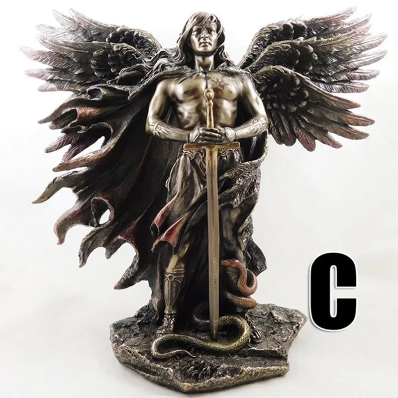 StrangeLove キリスト像 Talmudyczny Judaizm Metatron Angel Figurine Trzymający