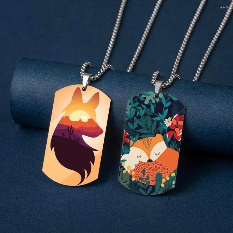 Pendant Necklaces Cute Romantic Girl Necklace Cartoon Animal For Women Birthday Gifts Stainless Steel Jewelry Choker Neck Chain