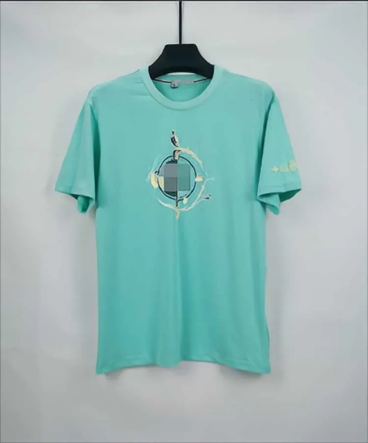 Stones Island T Shirt Diseñador Camisa de diseño Summer Menswear, transpirable Lettre Loose Lovers Fashion Street Fashion 100% Camiseta de algodón HF12