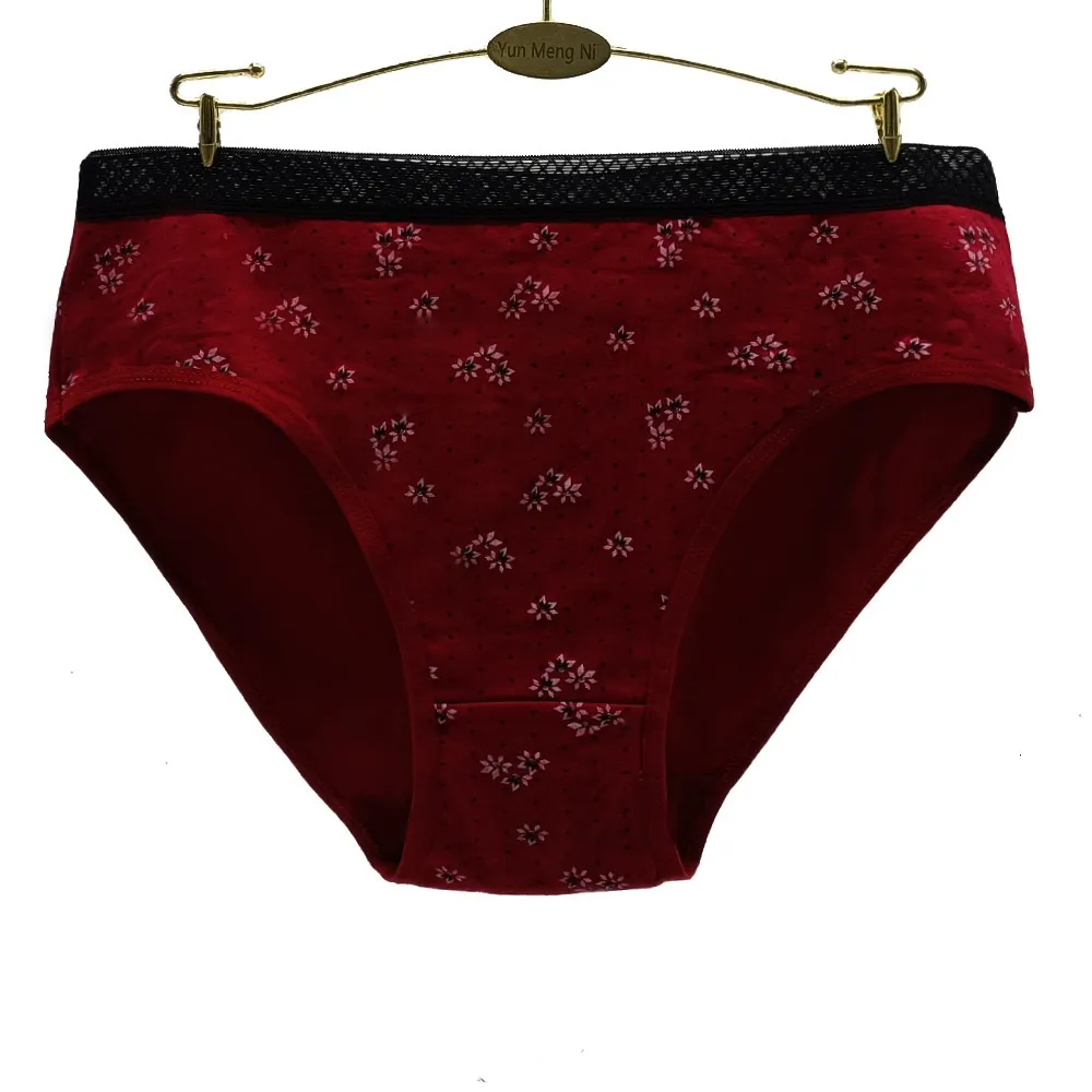 Printed Flower Cotton Cheeky Panties Batch Set In Large Sizes 2XL/3XL, 4XL  Cotton Fabric Underwear For Plus Size Women Moms Pants 89556 230331 From  Kong00, $10.58