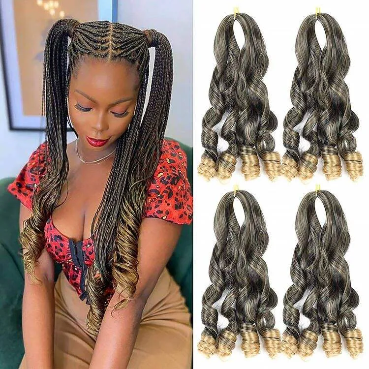 Yaki Pony Style Synthetic Crochet Braiding Hair Extensions French