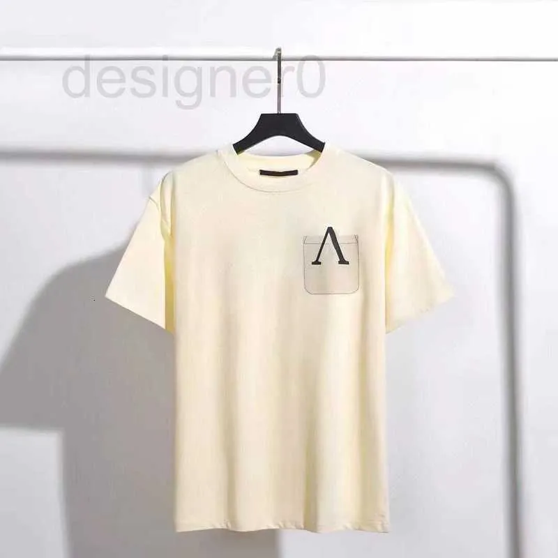 T-shirts pour hommes populaires Designer de vêtements classiques 2022 Été et T-shirts en coton pour femmes Couples lâches Lettres simples françaises Hip Fashion Manches courtes XIOV