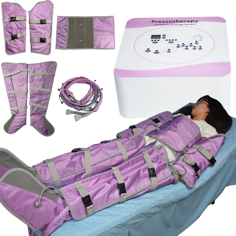 Портативный массажер для корпуса Presthotherapy Machine Machine Vacuum давление лимфатическое дренажное массаж детокс -детоксикация Домашнее косметическое оборудование