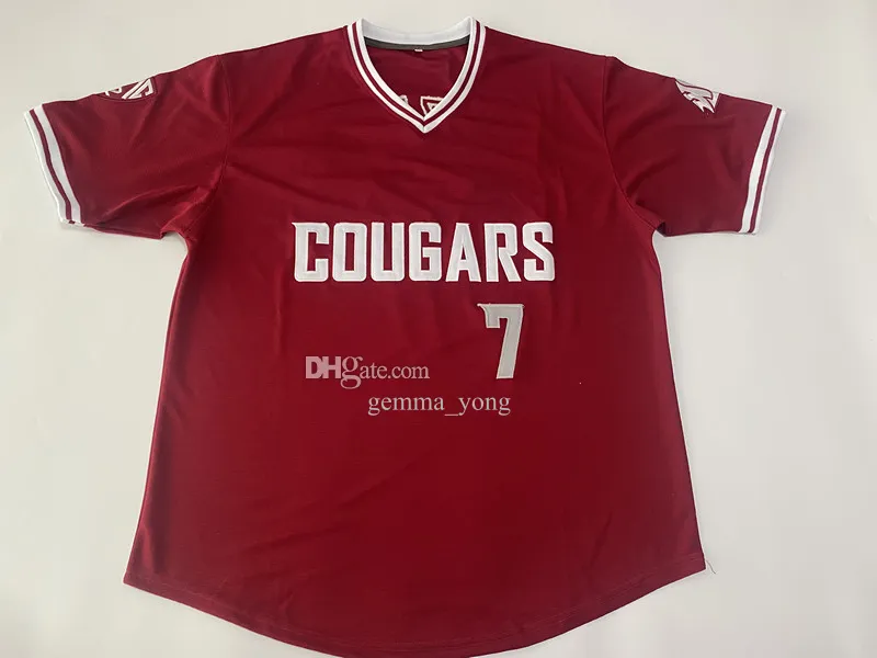 Ncaa College State Cougars WSU Baseball Jersey Sam Brown Cam Magee Jonah Advincula Jacob McKeon Elijah Hainline Bryce Matthews Greg Fuchs Jake Harvey