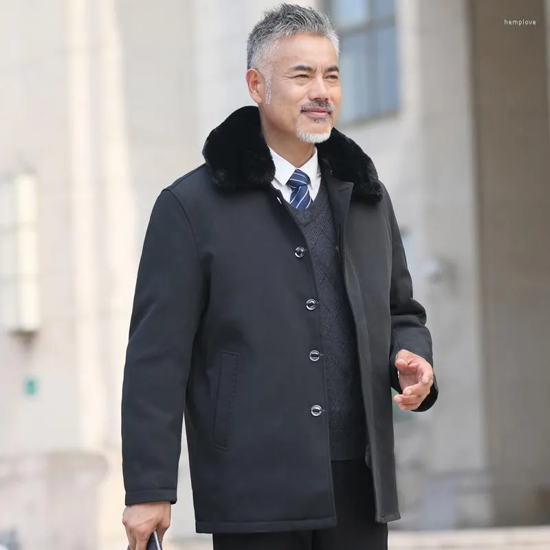 Winter coat shop for old man