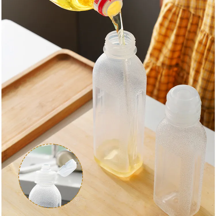 300/500ml Oil Bottle No Drip Multi-functional Olive Oil Squeeze