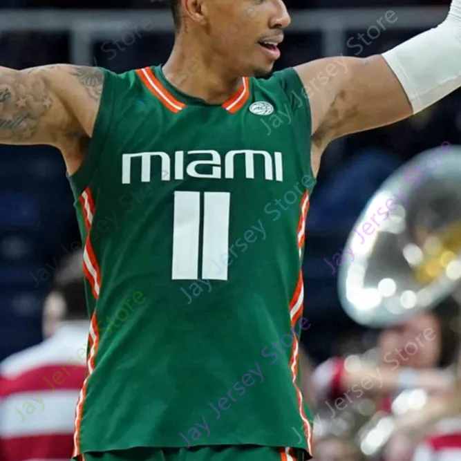 2023 Final Four Miami Hurricanes Basketball Jersey NCAA College