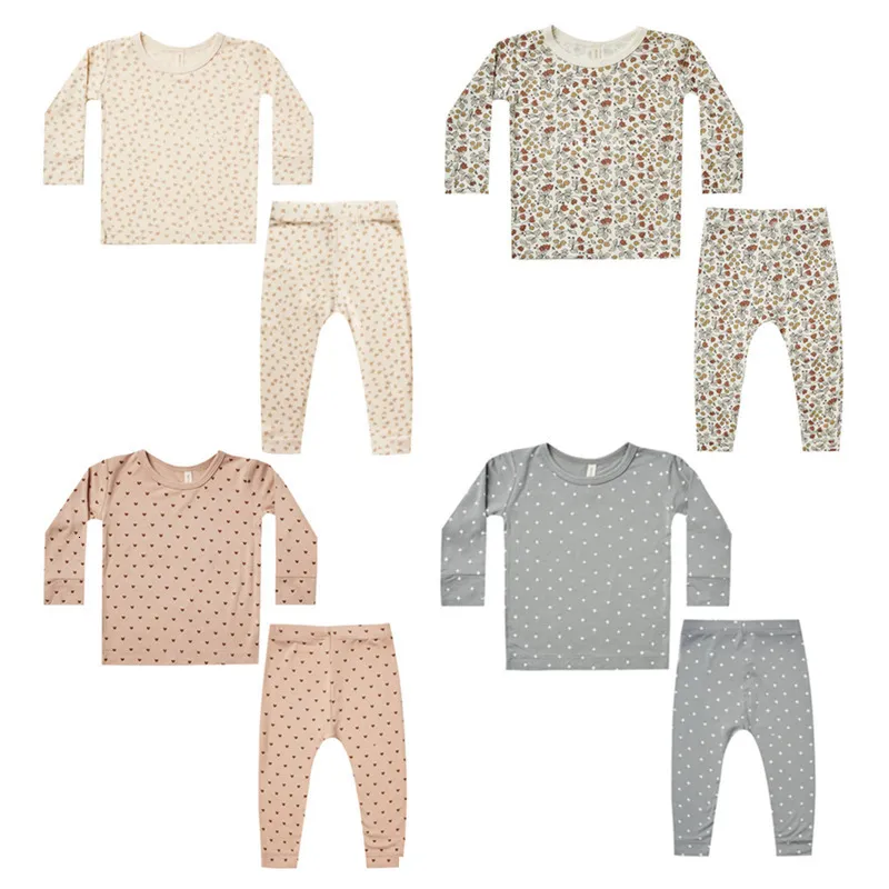 Pyjamas Children's Suits Men's and Women's Baby Clothes Modal Sleeping Air Conditioning Home Clothes Born Pyjamas Spring Baby Suits 230331