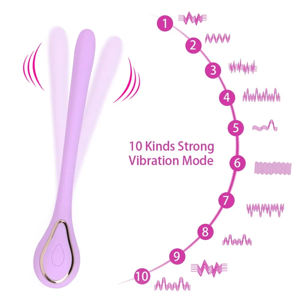 Slanke vibrator voor vrouwen clitorisstimulator anale toy_voghion.com
