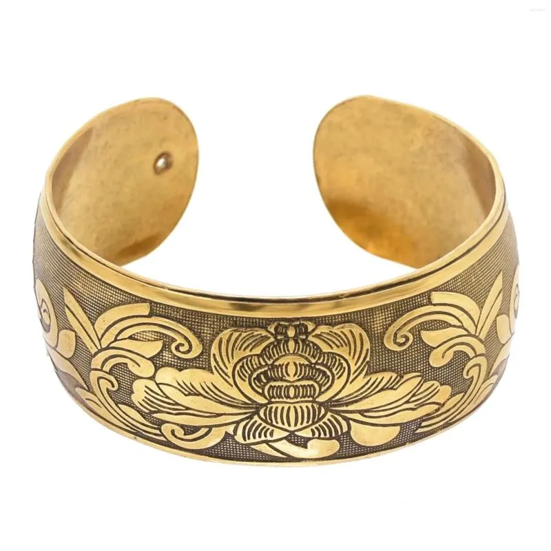 Bangle vintage Gold Color Tibetan para homens homens Paquistão Aberto Aberto Aberto Afeganistão Jóias Africanas Africanas Jóias