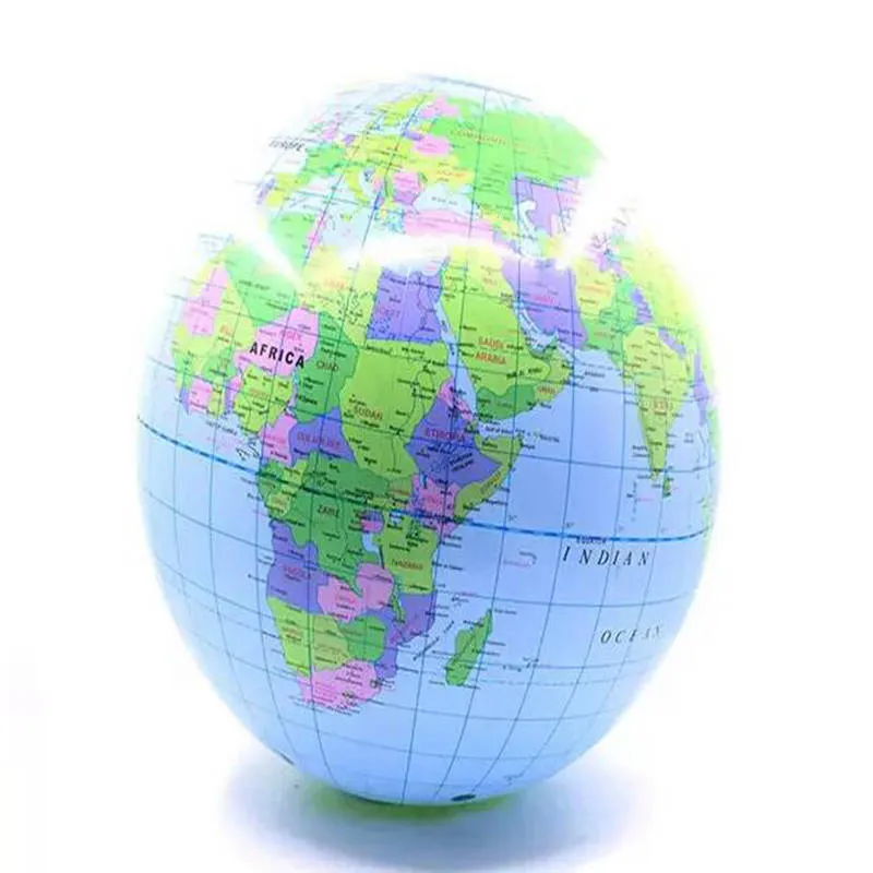 50 PCS 30cm Globe World Earth Ocean Mapa Ball Geografia Aprendendo Globo Educacional Bola para Crianças Presente