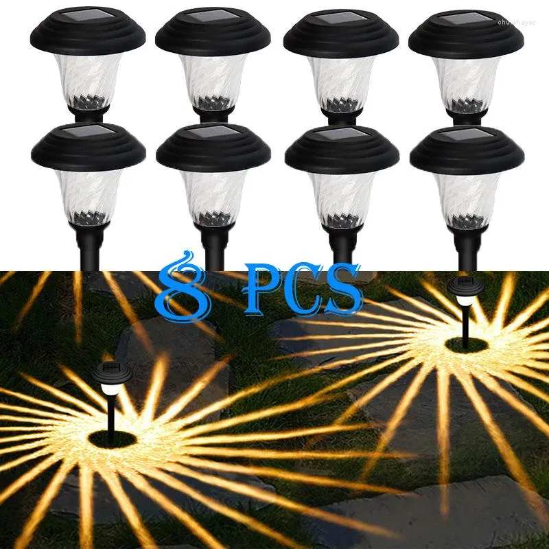 Solar Energy Ground Plug-in Lawn Lamp Lighting LED Waterproof Garden Villa Courtyard Household Landscape Light Lamps