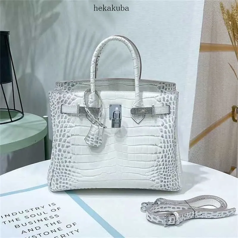 H Ermes Birkin Designer Birkins Handbag Advanced Crocodile Himalayan