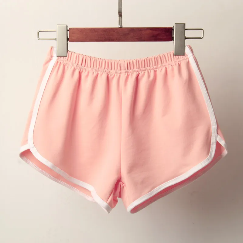 Kids Girls Shorts 100% Cotton Dance Gym Sports Baby Pink