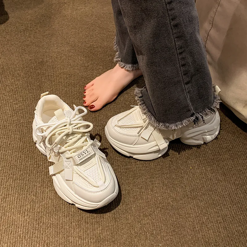 Zwarte sneakers dames hoog sale