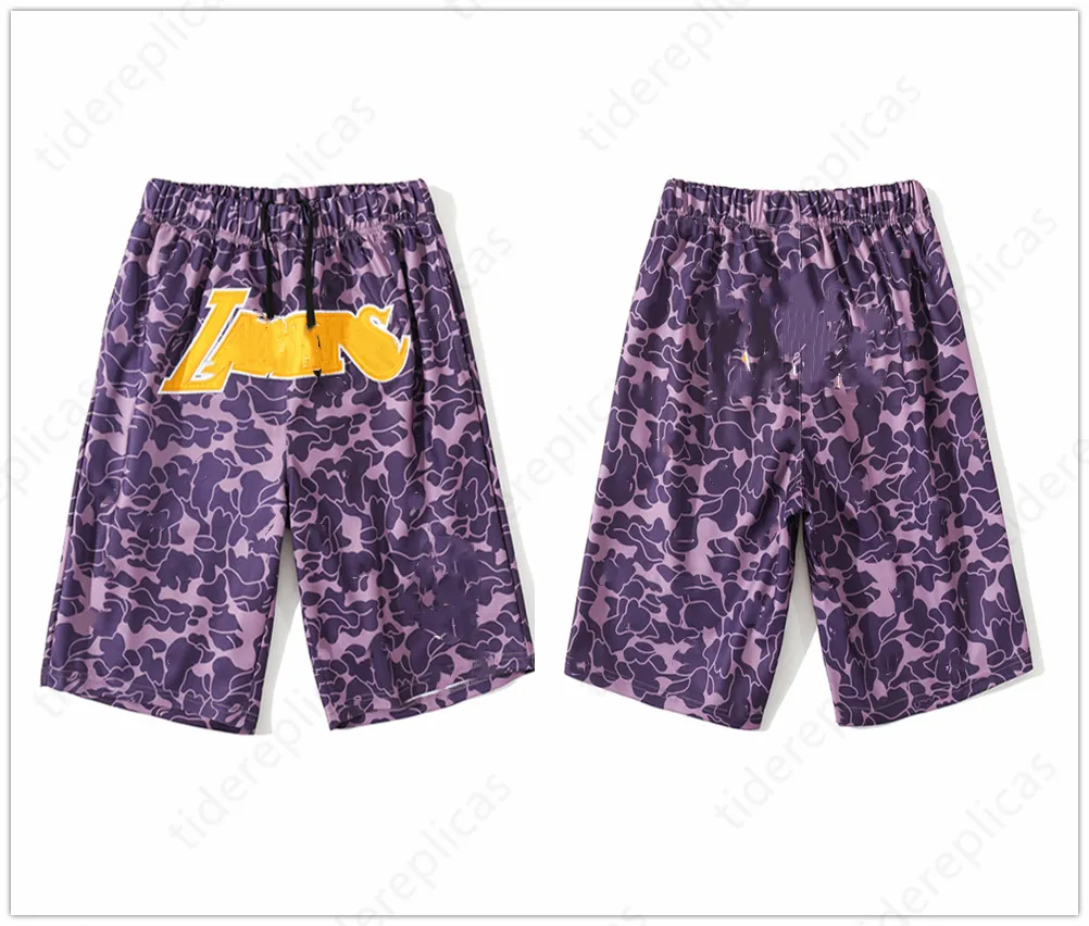 Herren-Shorts, Designer-Shorts, Herren-Badeshorts, Strandhose zum Schwimmen, Street-Hipster, Hipster-Druck, Mesh Shark Camo, im Dunkeln leuchtende Sport-ShortsSQNP