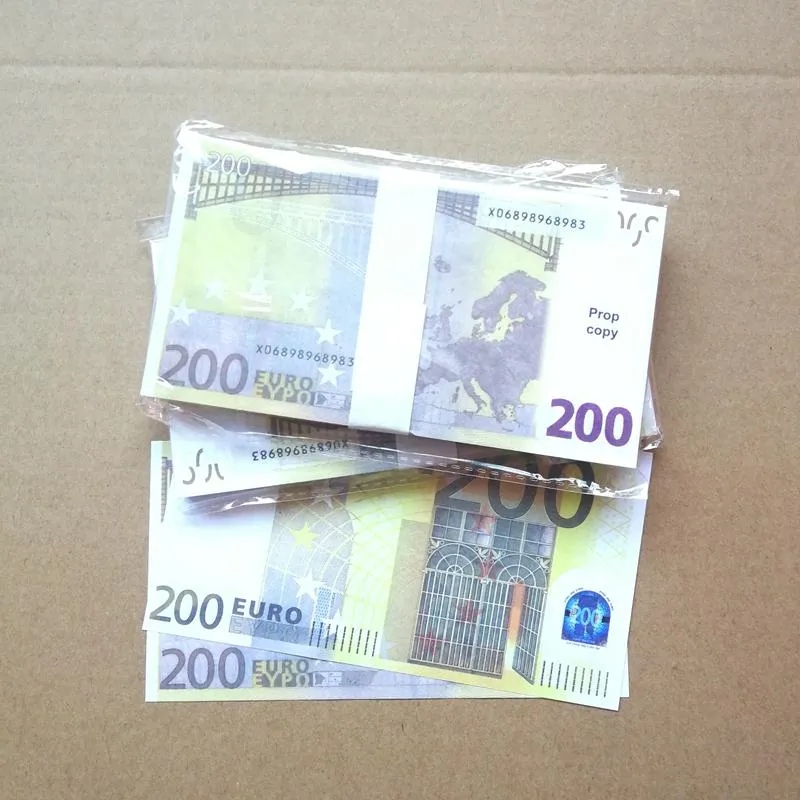 Articles De Fête 2023 Fake Money Banknote 5 10 20 50 100 Dollar Euros  Réaliste Toy Bar Props Copy Currency Movie Money Faux Billets / Pack Du  11,49 €