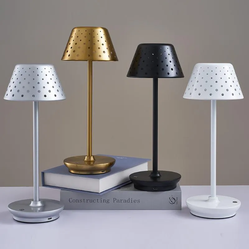 Table Lamps Table Lamps Rechargeable Lamp Restaurant El Bedside USB Desk Cordless Portable Reading Bar Decor For Living RoomTable CL250102