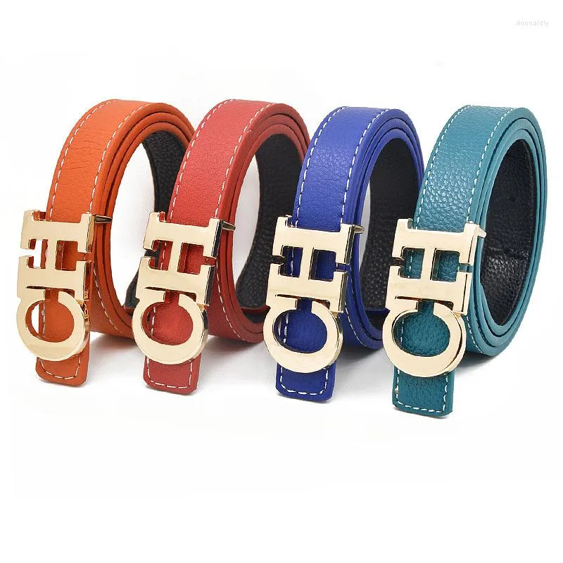 Belts 2023 Damesriem PU Leer Hoogwaardige Candy Color Designer Jeans For Women Y2K Accessoires