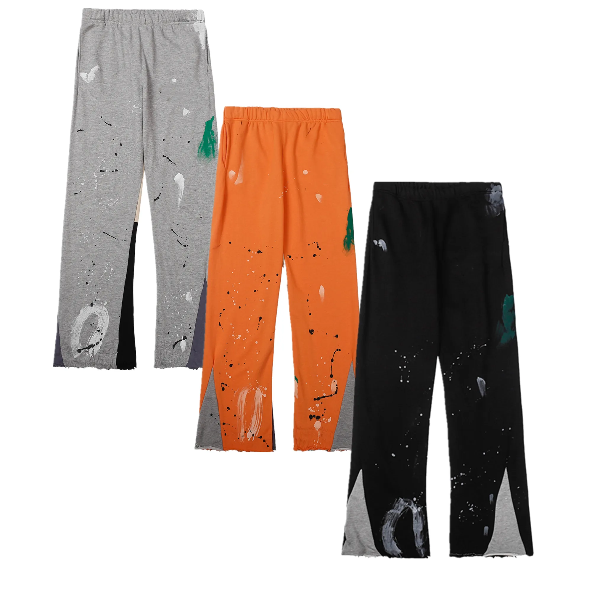 2023 pantalons de créateurs pour hommes pantalons cargo vintage joggeurs pantalons de survêtement cargos graffiti imprimé pantalon de survêtement jogger pantalon cargo splash encre High Street hip hop Couples a1