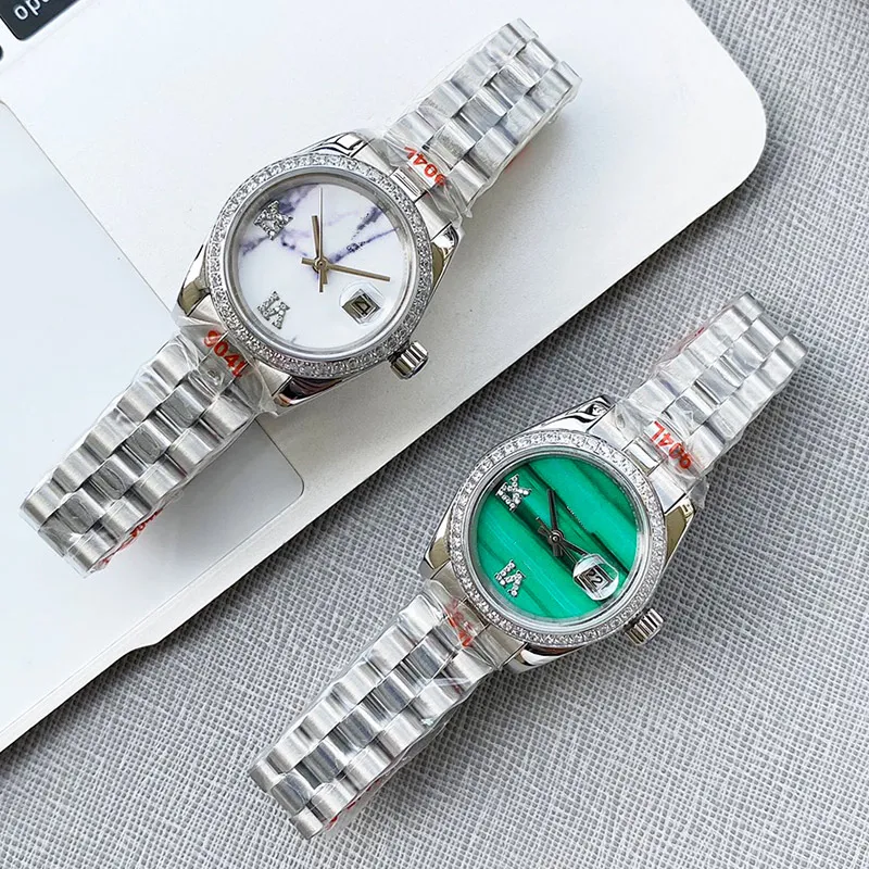 Womens Watch 28-мм автоматические механические часы Высококачественные браслеты из нержавеющей стали 904L Sapphire Classic Watch