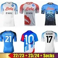 2022 2023 MARADONA Napoli Soccer Jerseys Valentine Maradona anniversary Halloween LOZANO Maglietta da calciatore 22 23 SSC Naples MAGLIA Football shirts