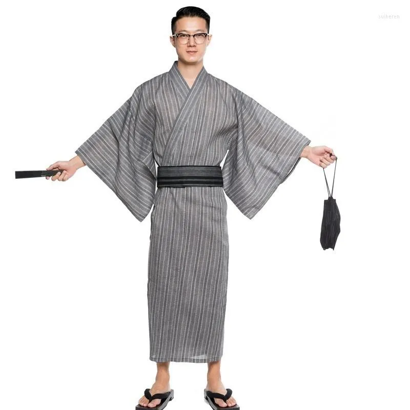 【国内発送】 Robe Japanese Kimono Japanese XL Plus Mens Simple Men For ジャケット・アウター