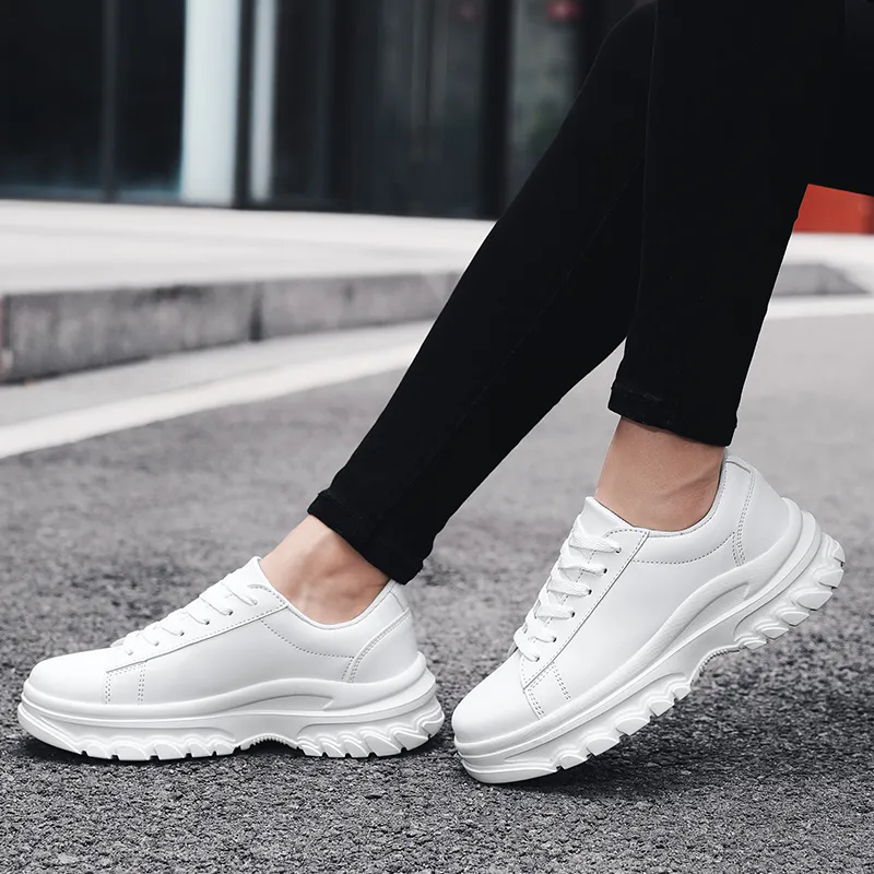 Sneakers nere con plateau cheap