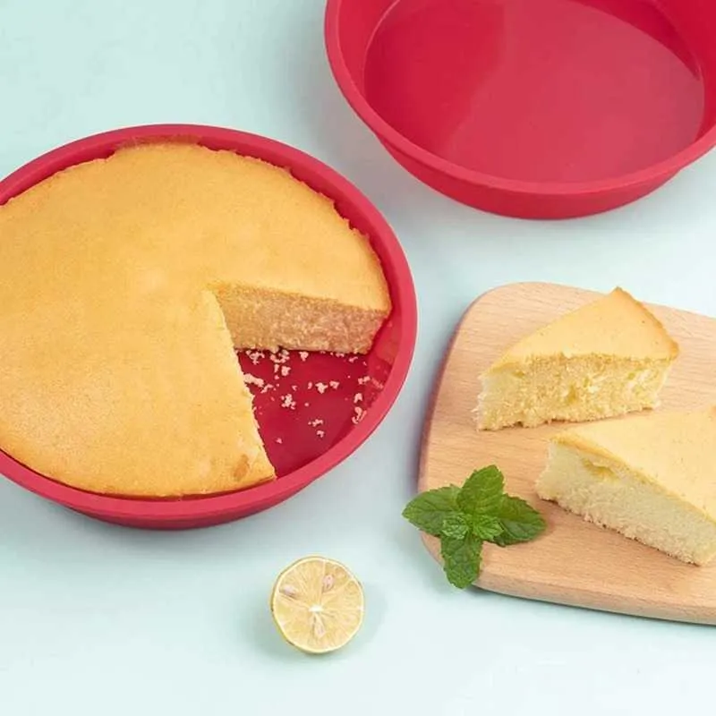 New 4 6 8 10 Inch Round Cake Mold Silicone Beeswax Molds For Cakes Nonstick Cake Pan Baking Forms Pastry Molud From Doorkitch 4.6 DHgate.Com
