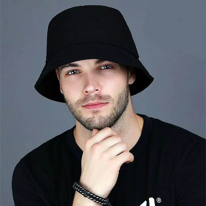 Pure Cotton Wide Brim Old Khaki Bucket Hat For Men And Women