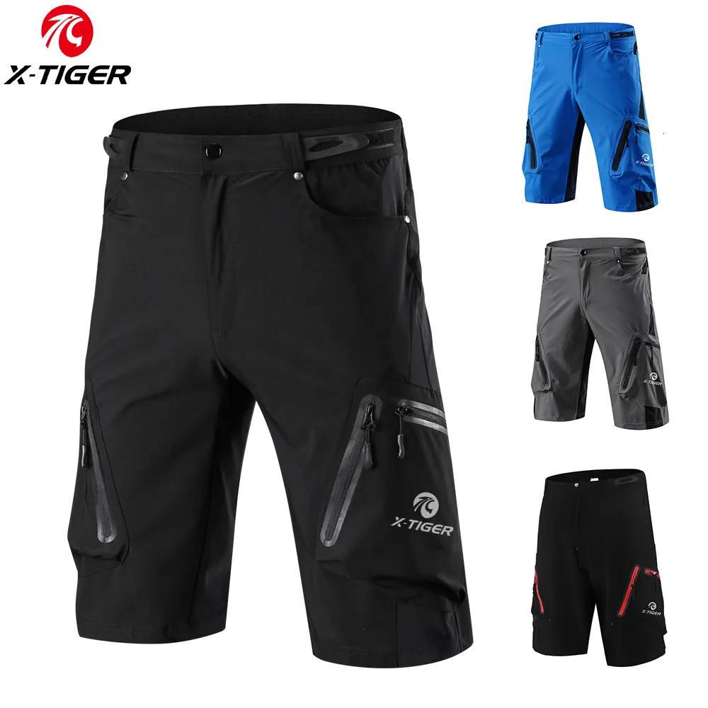 Pantalones cortos de ciclismo XTIGER Pro 6 colores Pantalones cortos de bicicleta de montaña Pantalones cortos de ciclismo Transpirable Deportes al aire libre MTB Montar en carretera Bicicleta de montaña Pantalones cortos 230428