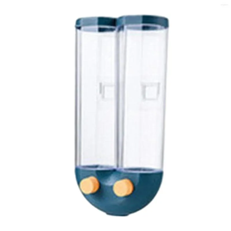Бутылки для хранения настенные контейнеры с рисовым контейнером прозрачный диспенсер для дозирования разделенного дизайна.