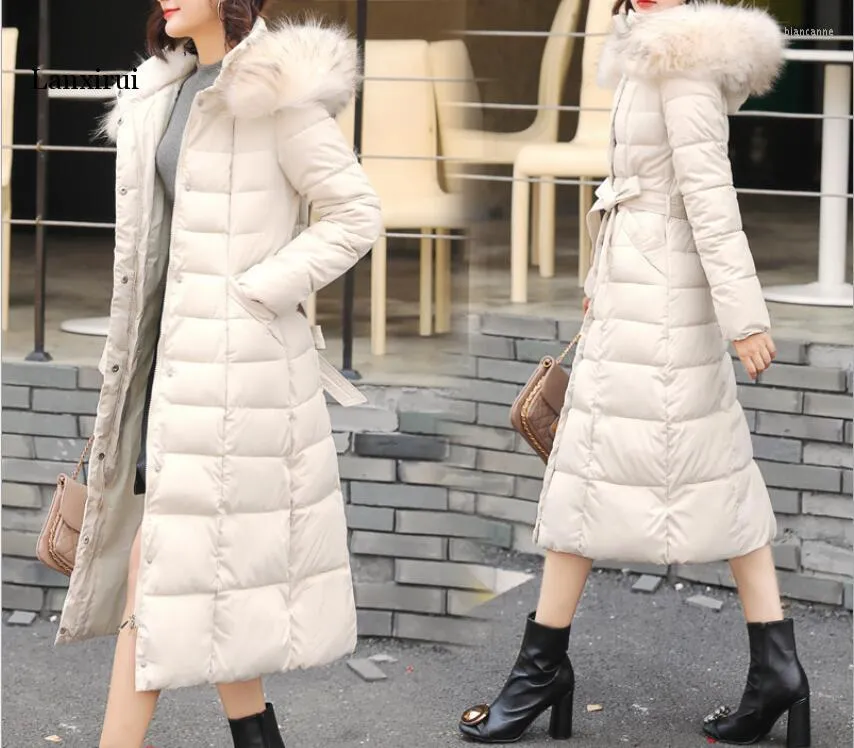 Trench Femme Manteaux Femmes Epais Chaud Vers Le Bas Coton Veste Vetements Dexterieur Dhiver Longues Vestes Femme Parka Pardessus Abrigo Mujer Du 39 64 DHgate