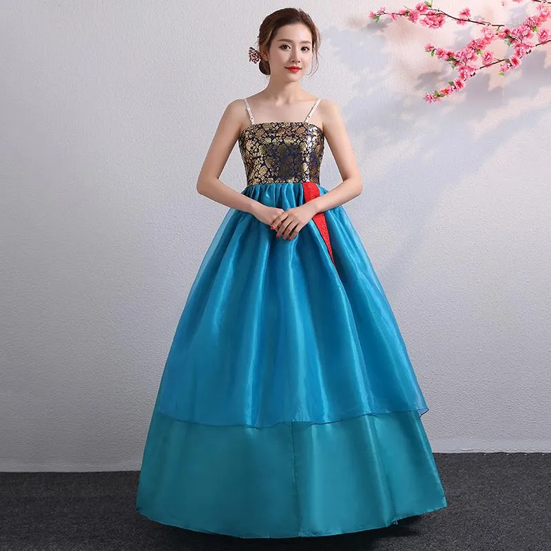 Elegant Hanbok Robe Traditionnelle Coreenne Pour Femmes Pour Le Mariage Et La Performance 2024 Edition Du 37 86 DHgate