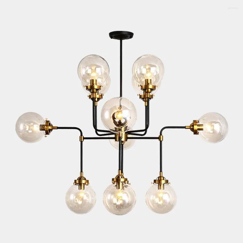 Lustres Lustre Industriel Art Décor Haricot Magique Molécule Suspension Luminaire Éclairage À La Maison Pour Salle À Manger PA0551