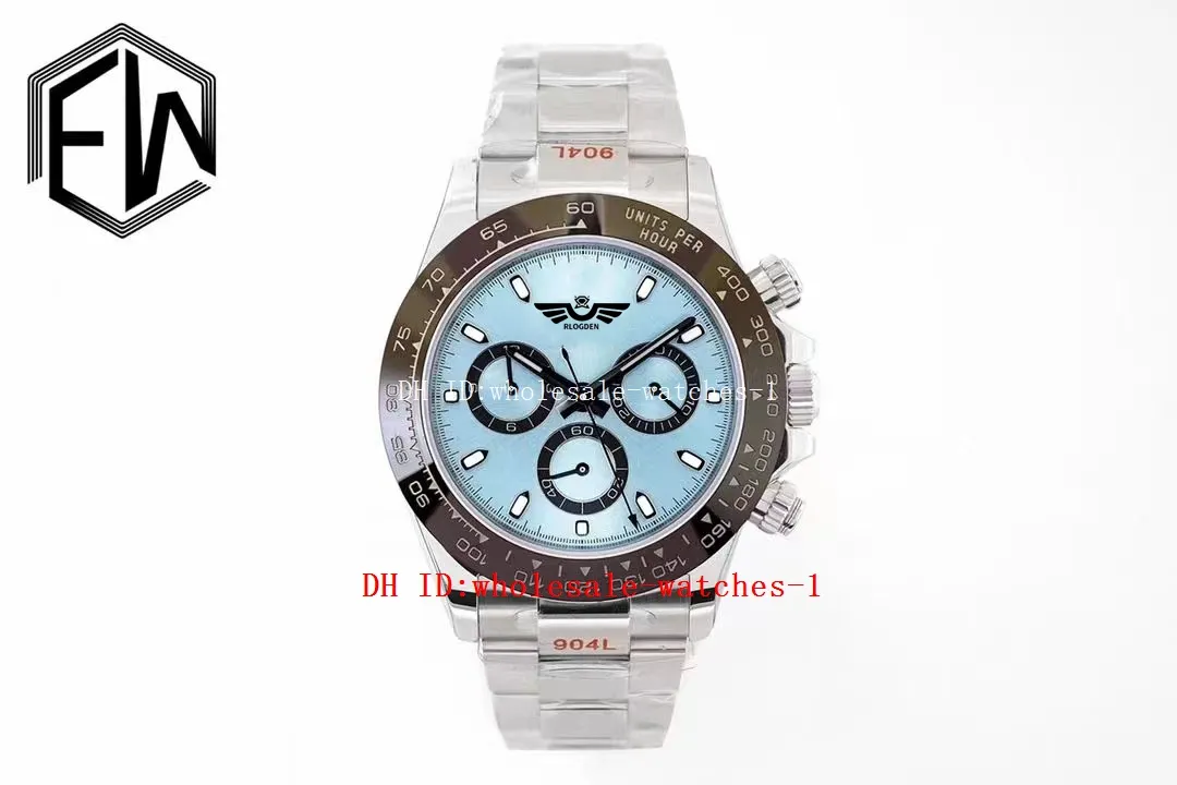 Orologio Cronografo Da 40 Mm In Acciaio Inossidabile Maschile Con