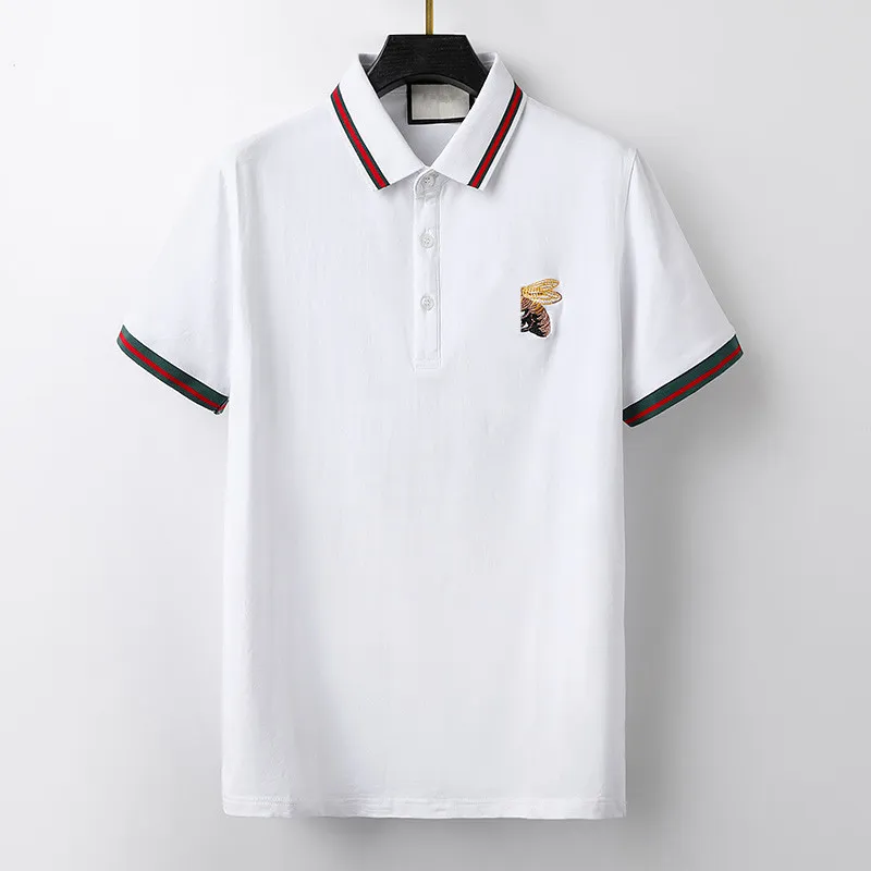 Designer masculino Basic Business Polos de camiseta moda France Brand Homem camisetas masculinas Poloss braçadeiras bordadas Badges de letra de camisa pólo shorts Tamanho M-3xl-Z