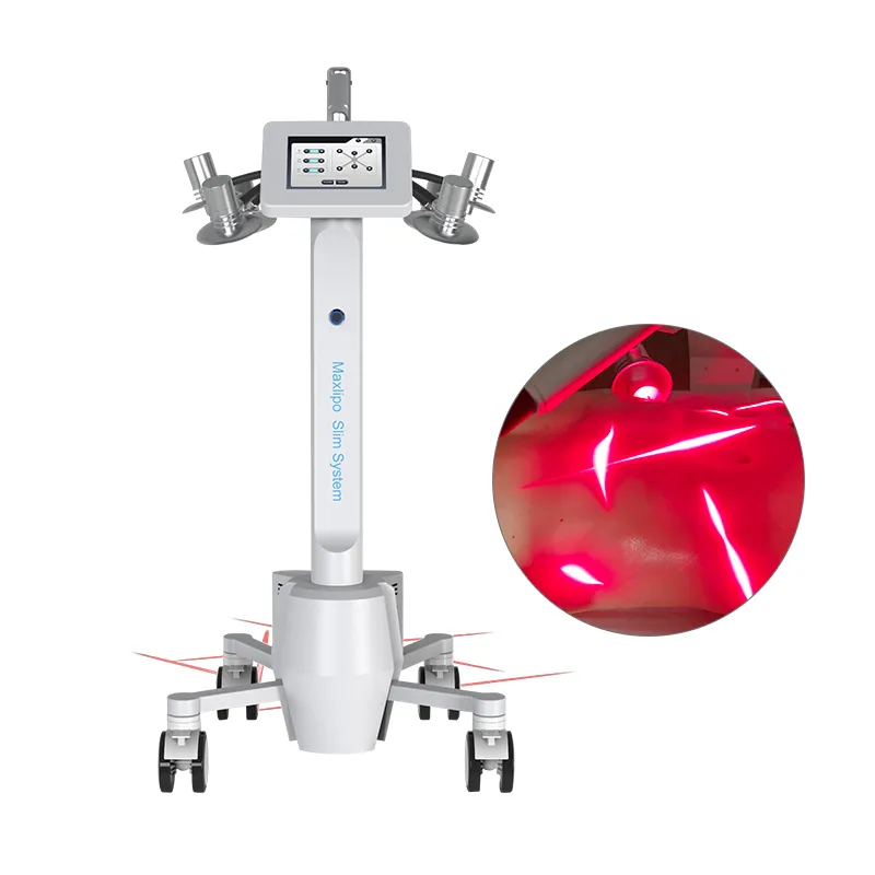 Lågnivå laserterapi bestrålning Viktminskning kall laserrevolution 635nm grönt rött ljus maxlipo för smärtlindring artrit system kostar professionell