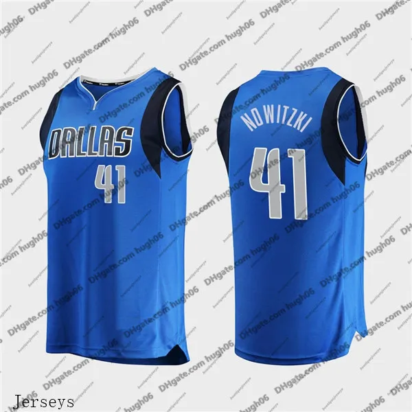 DallasMavericksMen Jersey Marjanovic 41 Nowitzki 6 Porzingis 33
