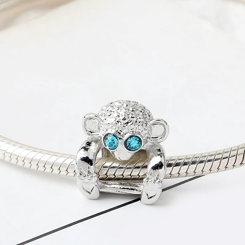 925 Sterling Silver Dangle Charm Women Beads High Quality Jewelry Gift Wholesale Cat Dog Paw Turtle Pendant Bead Fit Pandora Bracelet DIY