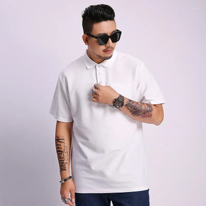 Polo da uomo Abbigliamento da uomo Polo da uomo di grandi dimensioni Polo manica corta T-shirt da uomo traspirante T-shirt da uomo 8xl 7xl Plus Designer Fashion