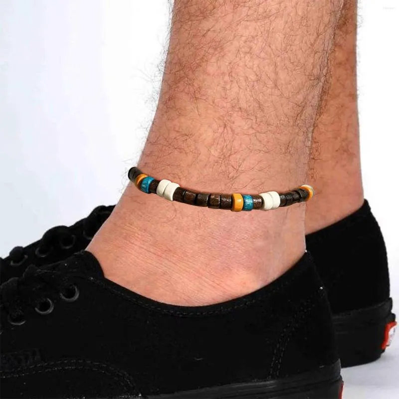 Black braided anklet clearance