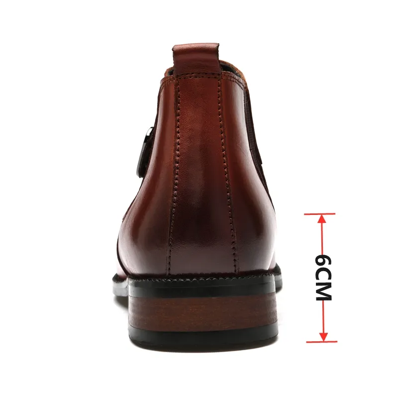 Height increasing chelsea clearance boots