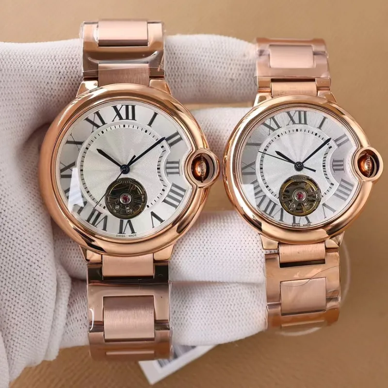 Carier Couple watch Tourbillon high quality watch fish eye sapphire mirror optional belt steel belt diamond watch casual business can wear big brand watch