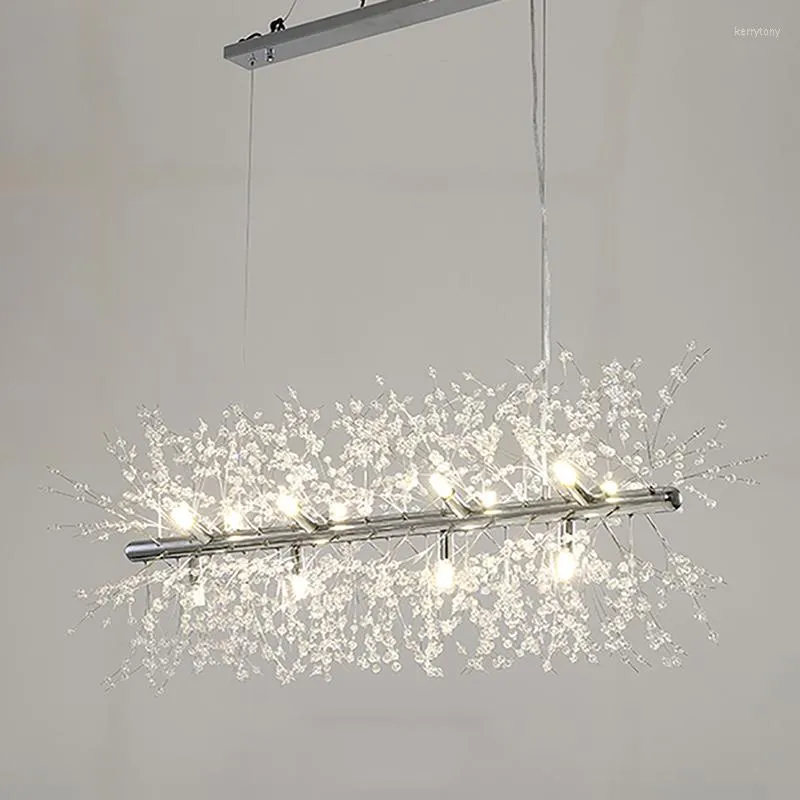 Lampadiers lampadario per la decorazione della camera per bambini Astetica di cristallo denteelion lampada a led lampada da cucina lampada da cucina lampada da cucina