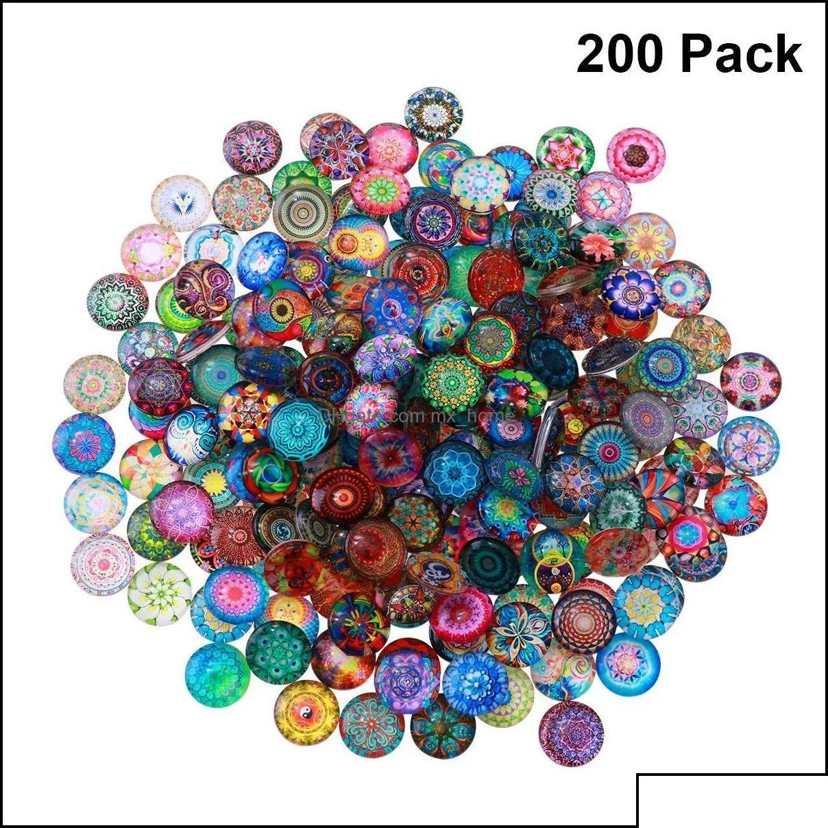 Craft Tools Home Decoration 14Mm Mixed Round Mosaic Tiles Glass For Crafts Supplies Jewelry Making Drop Delivery 2021 Arts Gifts Gard Dhsku