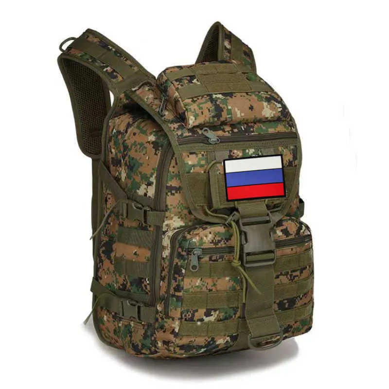 배낭 팩 Molle System Bags 배낭 야외 스포츠 백팩 캠핑 하이킹 배낭 군사 전술 배낭 군대 폭행 가방 J230502