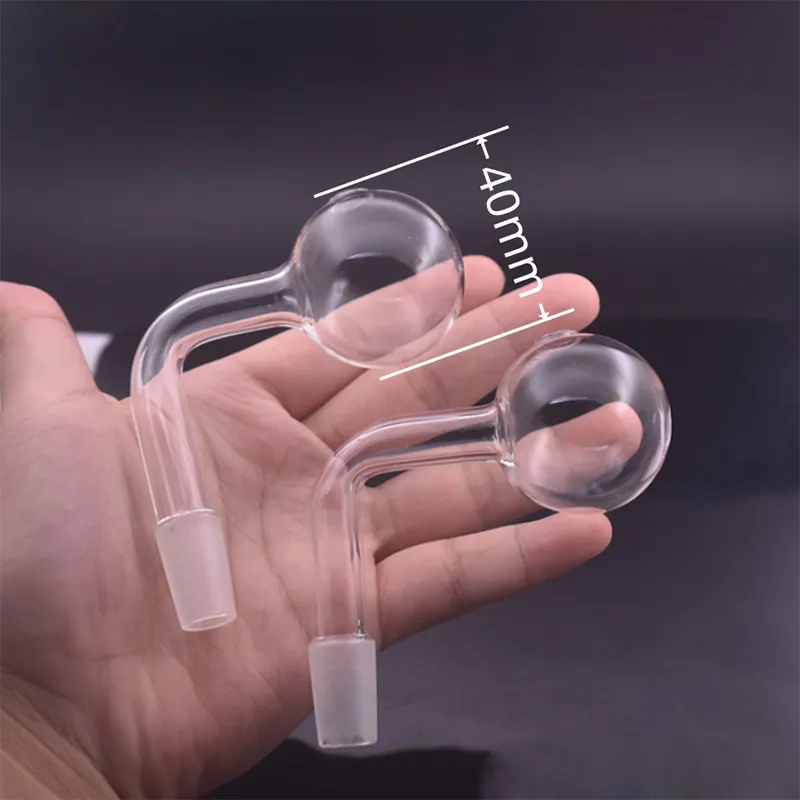 Big Ball Thick Pyrex Glass Oil Burner Pipe 10mm 14mm 18mm Male Female ...