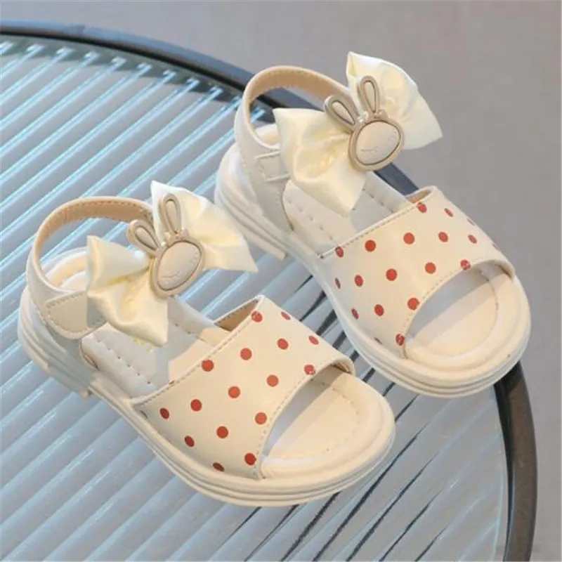 Kids Girls Sandals Non-slip Soft Beach Slippers Summer Slides Cute bow Princess Shoes Toddler Baby Shoe ldren Casual Sneakers